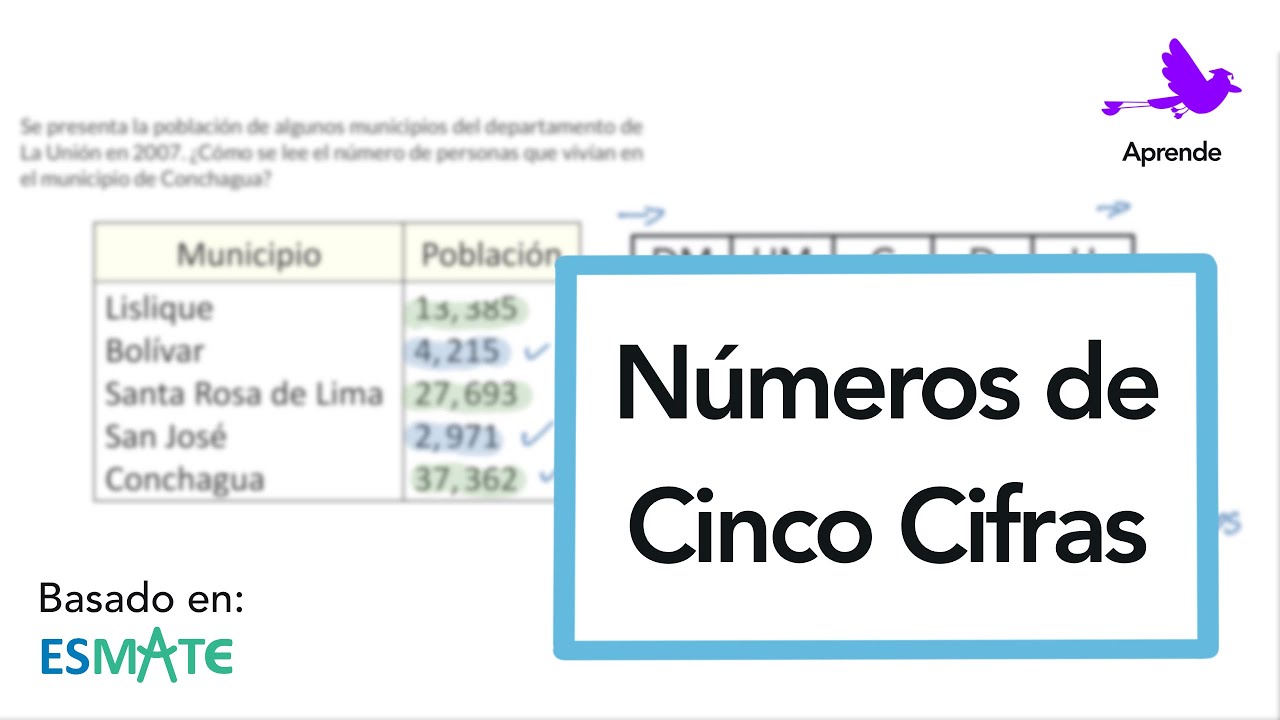 Números de Cinco Cifras | Cuarto Grado - ESMATE