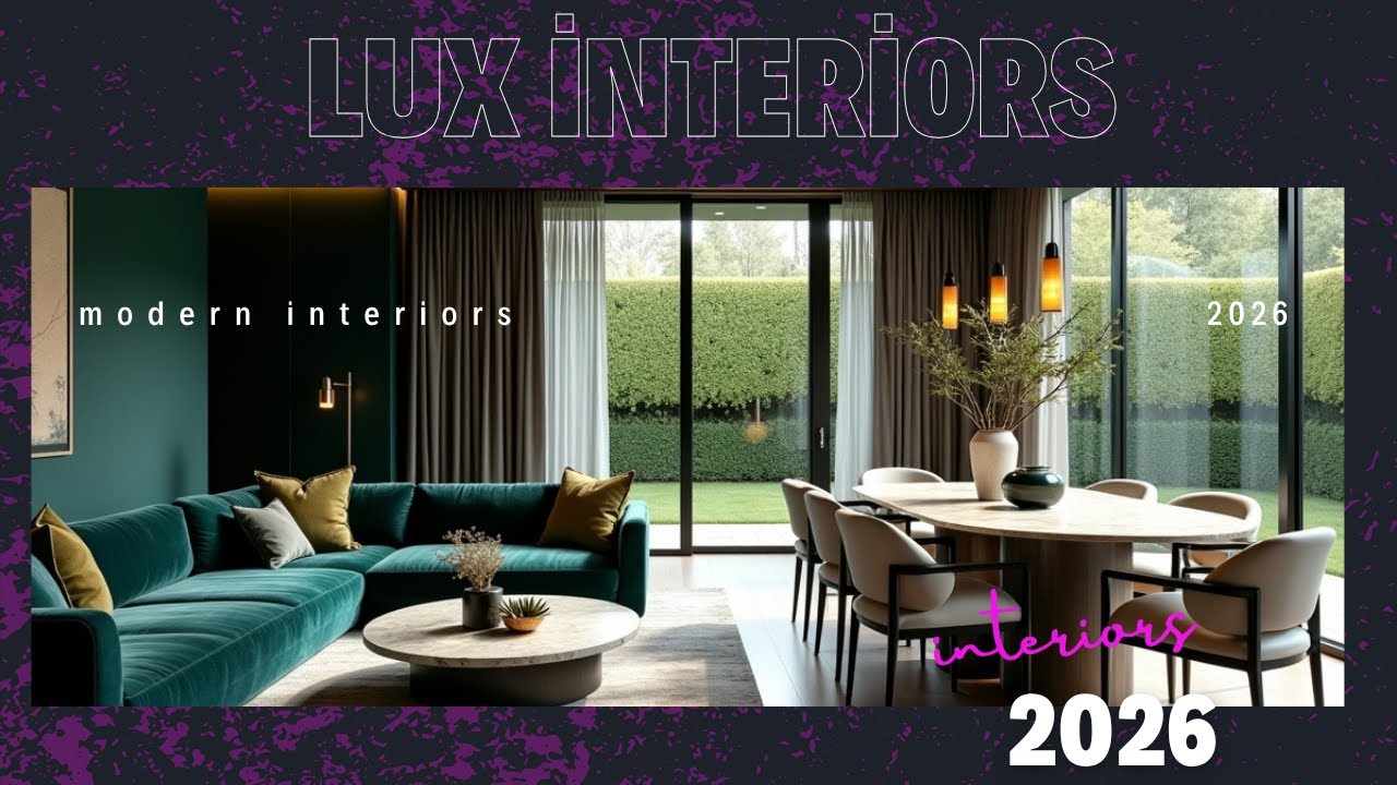 Luxury Living Room, Dining & Bedroom Ideas 2026 |  Modern Interiors | Furniture in Fashion UK | 4k