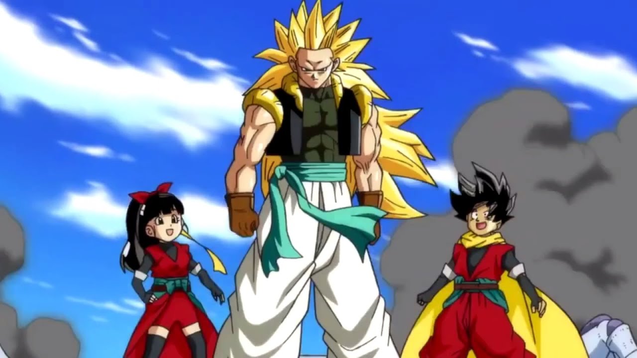 Dragon Ball Heroes - All Super Saiyan 3 Adult Gotenks & Buu Saga cutscenes | clips