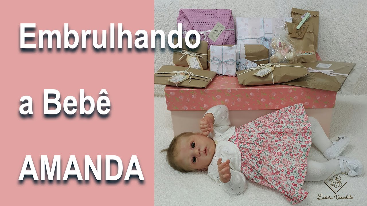 Embrulhando a Bebê Amanda - Box Packing Reborn Doll (ASMR)