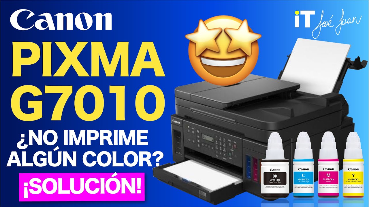 👊 ▶SOLUCIÓN◀ 👍 falla alimentación de tinta, Multifuncional Canon Pixma G7010
