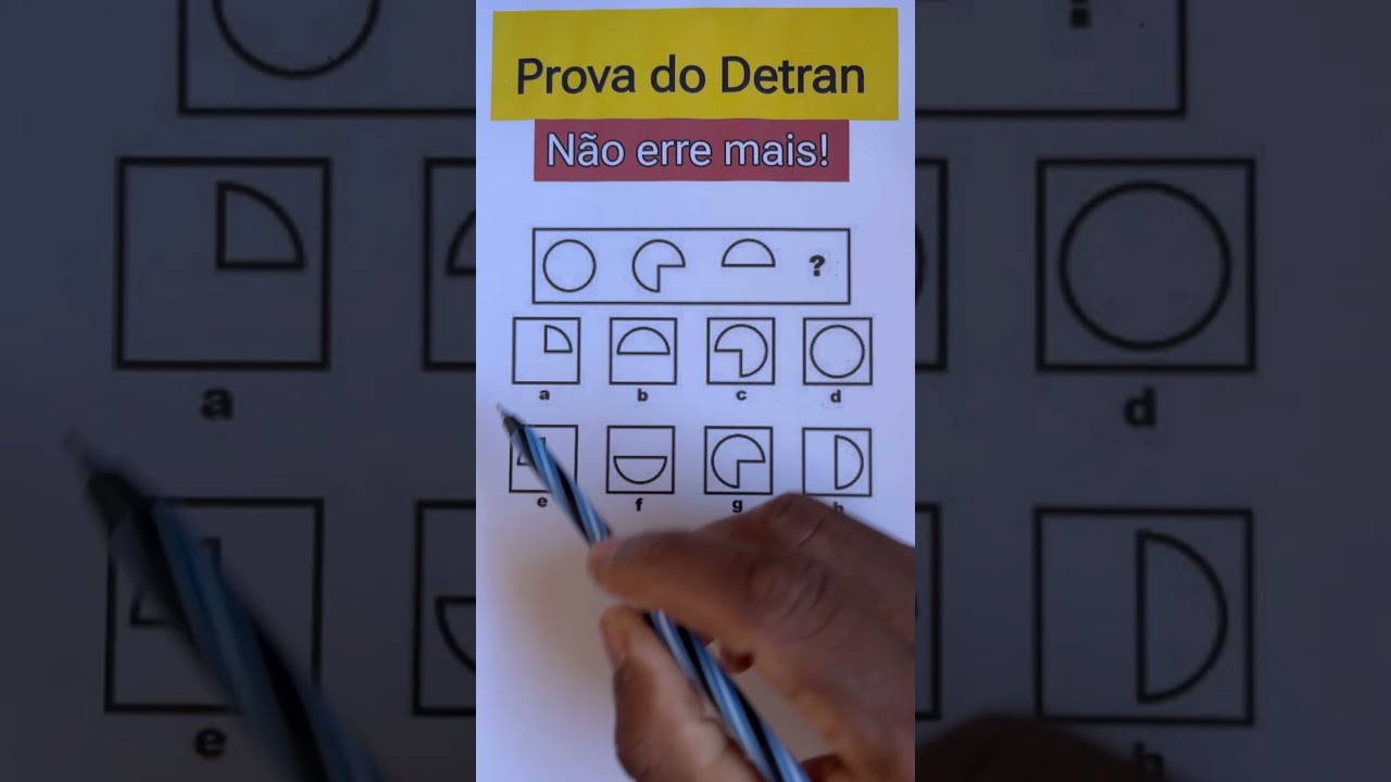 Teste de atenção, teste de lógica, teste psicológicos