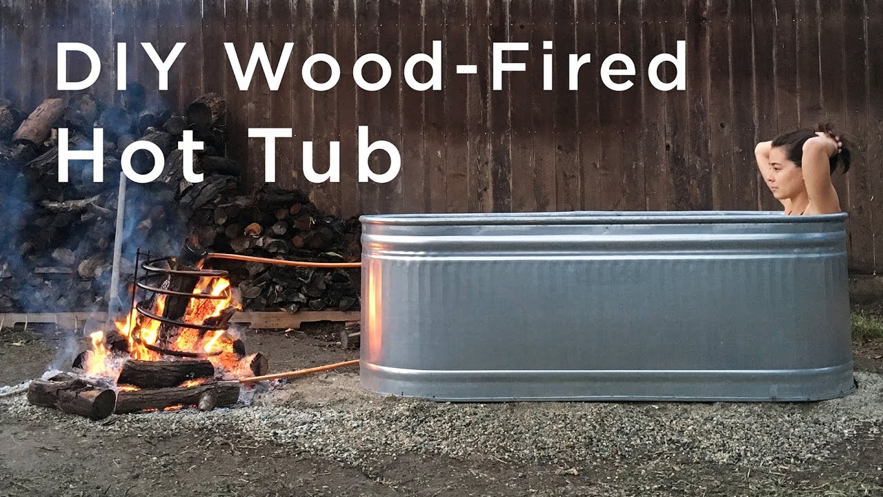 DIY Wood Fired Hot Tub