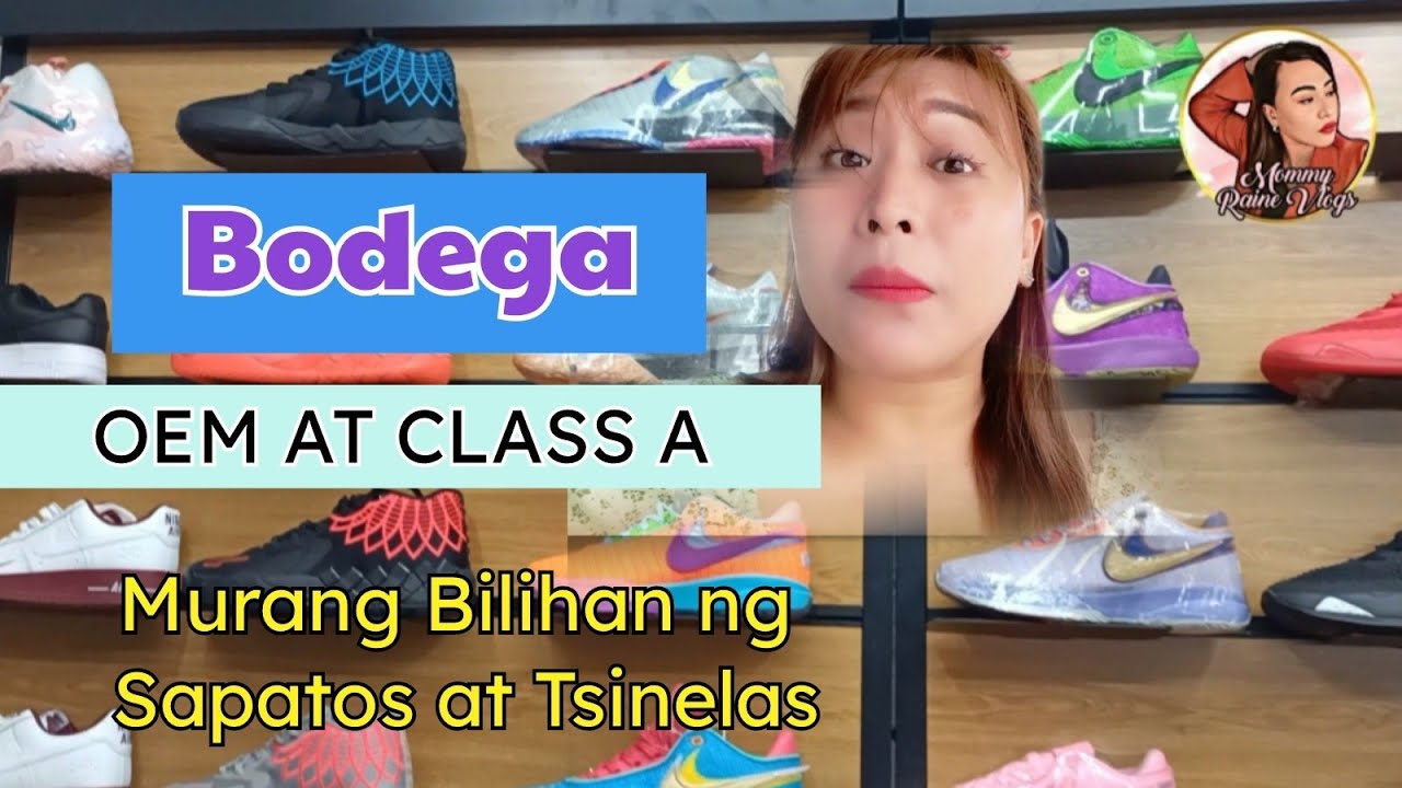 BODEGA NG SAPATOS AT TSINELAS SA BACLARAN,OEM CLASS A PANG NEGOSYO#manilavlogger #negosyo