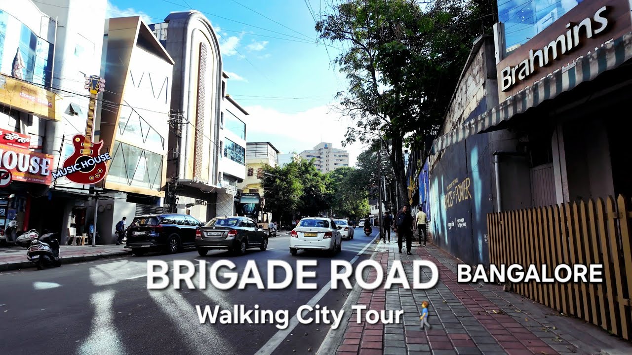 Brigade Road Bangalore Daytime Walk | One of the City’s Famous Streets
