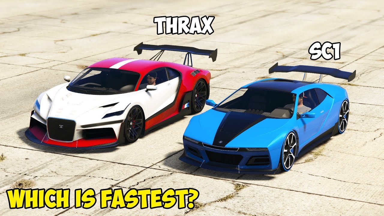 GTA 5 - UBERMACHT SC1 vs TRUFFADE THRAX - Which is Fastest?