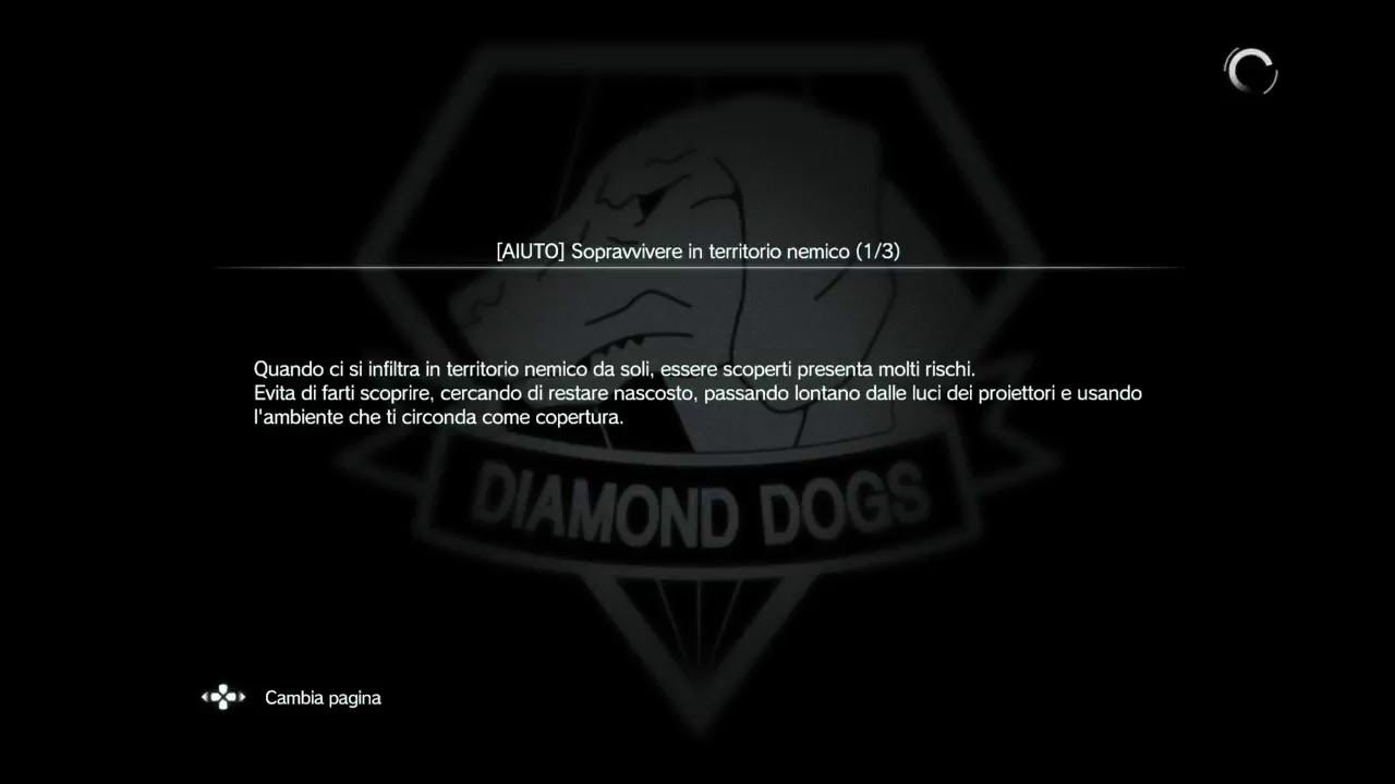 METAL GEAR SOLID SALVATAGGIO