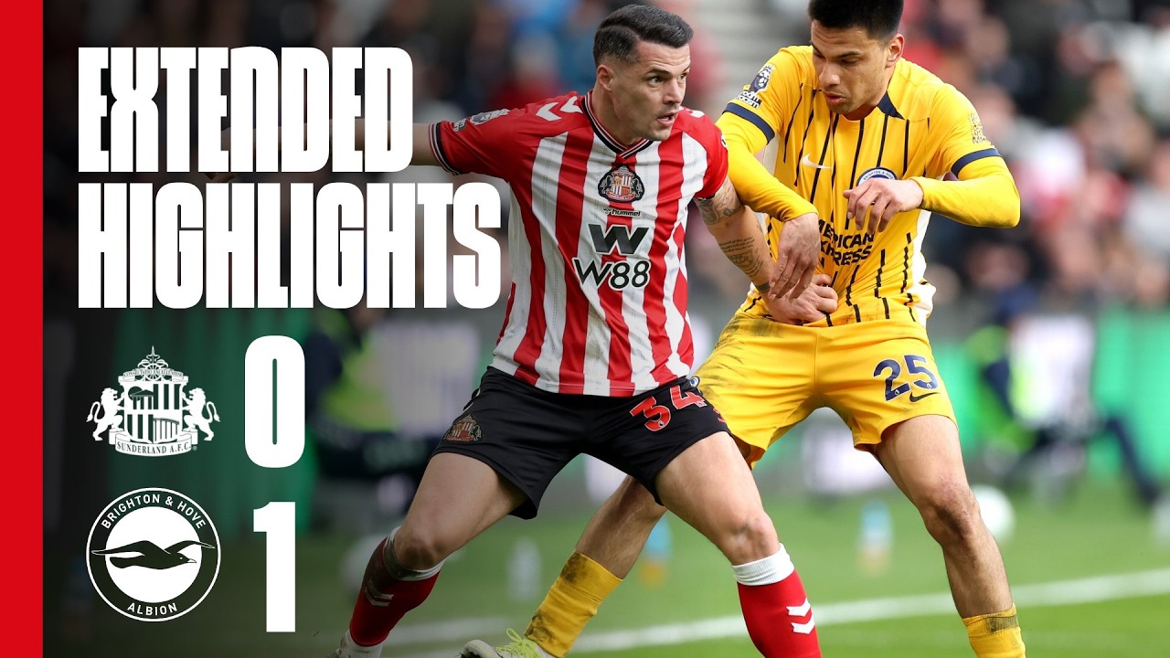 Extended Premier League Highlights | Sunderland AFC 0 - 1 Brighton