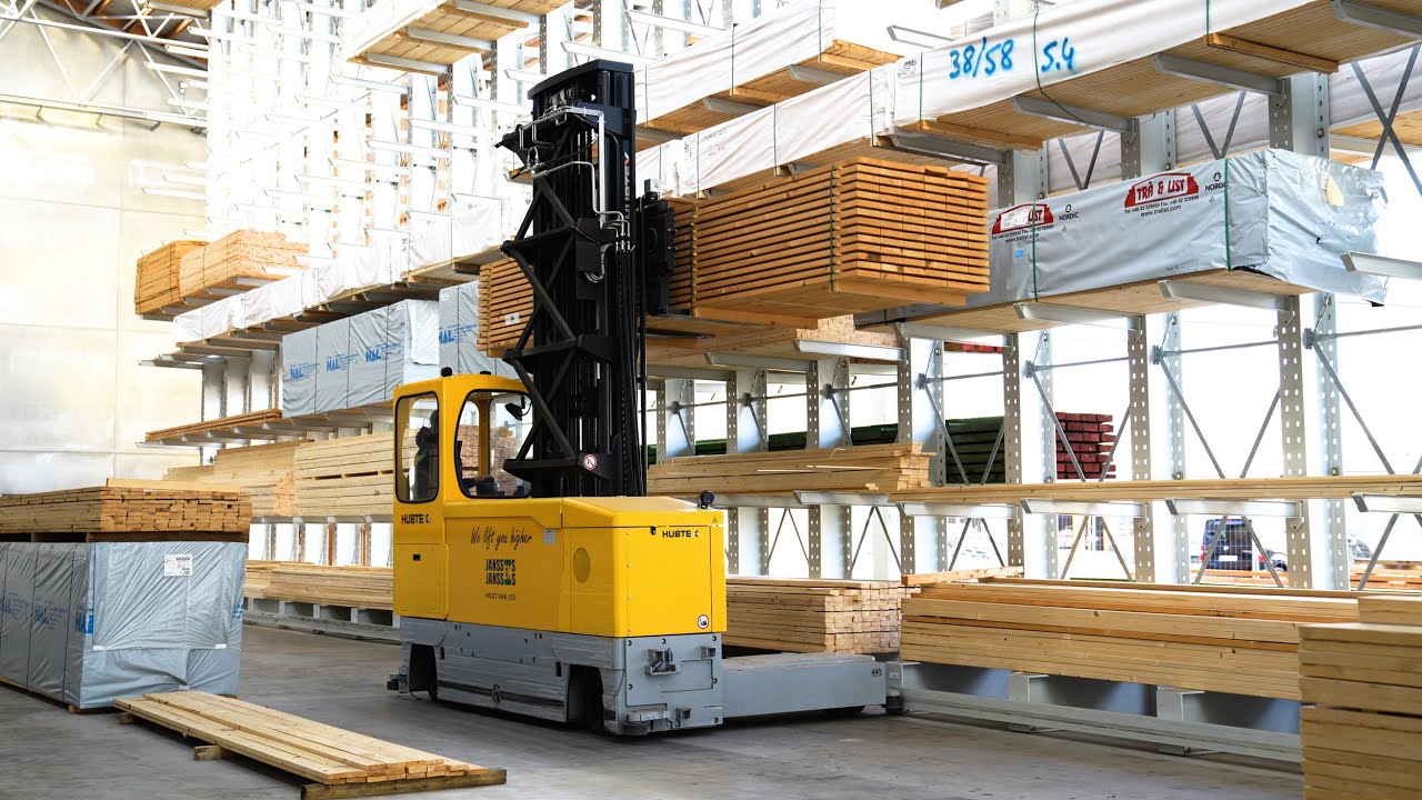 HUBTEX Mehrwegestapler überzeugen durch HX Lenkung | HUBTEX im Einsatz bei Janssens & Janssens