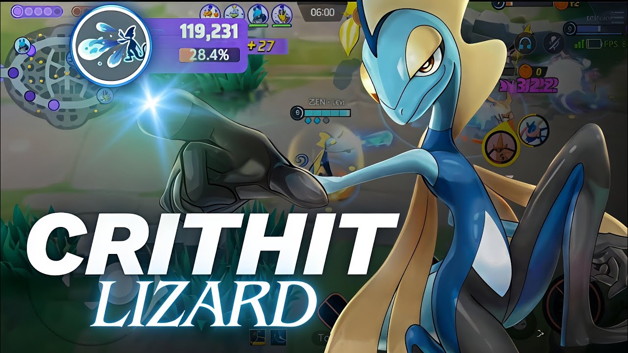119K DMG Liquidation Inteleon! 💦  Who's next? 🦎#pokemonunite #inteleon 