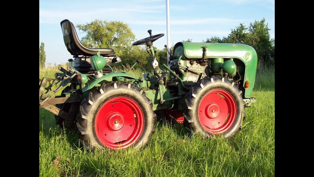 Holder A12 - Fräsen - Teil 1 - Holder Traktor Knicklenker Allradschlepper