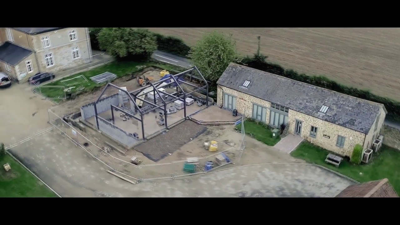A construction time time lapse, using Litchi Waypoints.