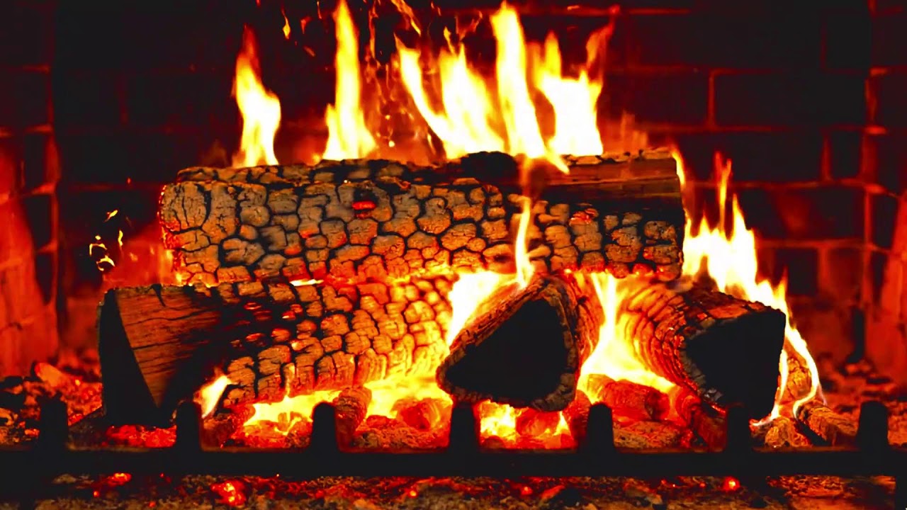 This Cozy Fireplace Will Melt Your Stress Away 🔥 Relaxing Fire Sounds