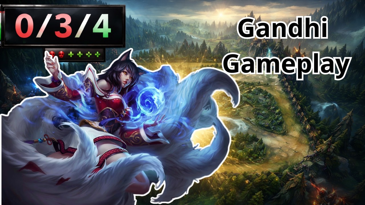 WIN WITHOUT FIGHTING! GANDHI GAMEPLAY LEAGUE OF LEGENDS