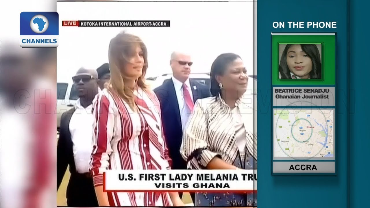 U.S. First Lady Melania Trump Visits Ghana | Network Africa |