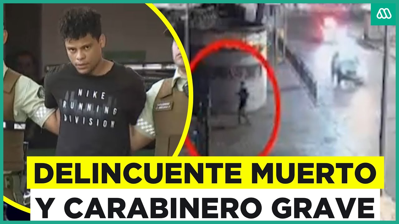 Delincuente abatido por carabineros tras disparar a funcionarios: Compañero de delito fue detenido