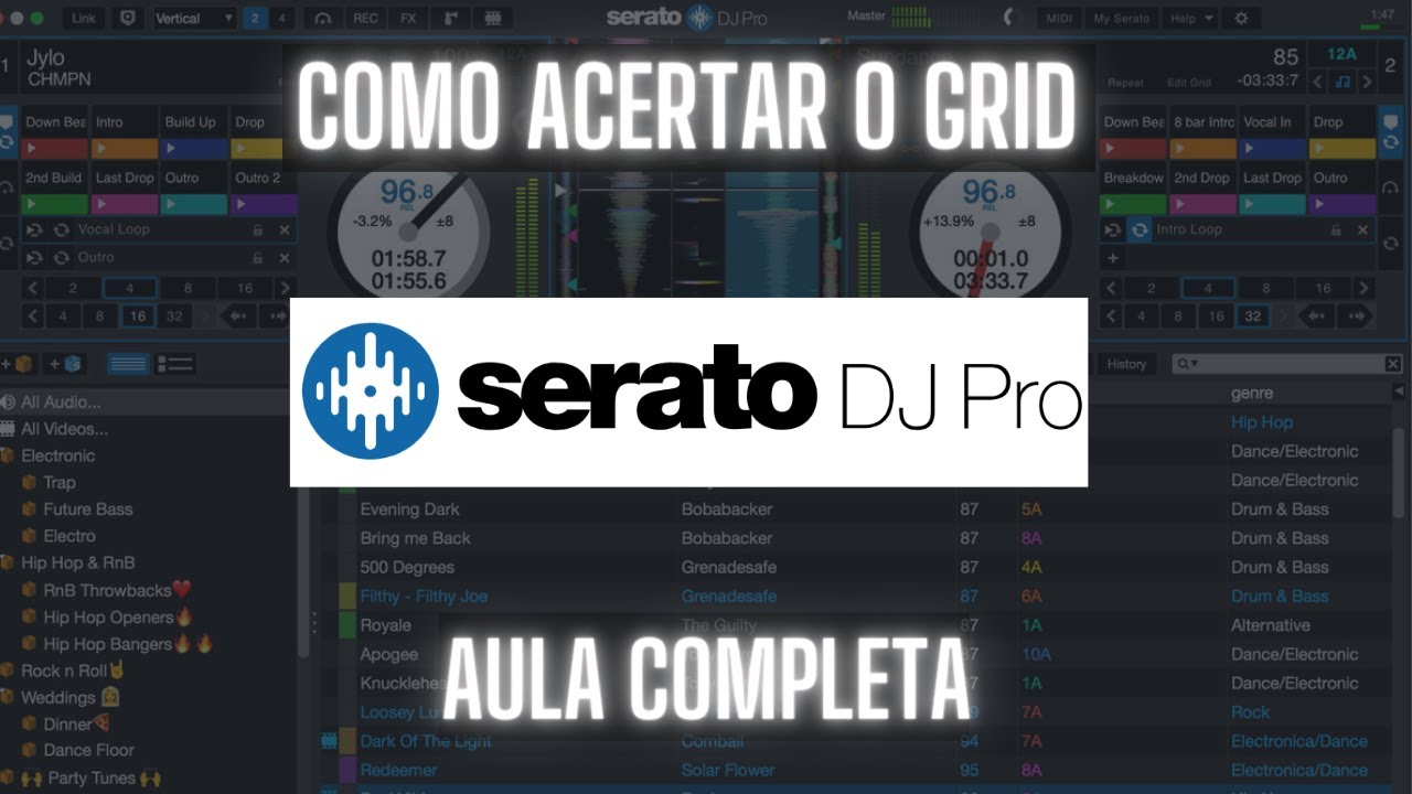 Como acertar o Grid no Serato DJ Pro