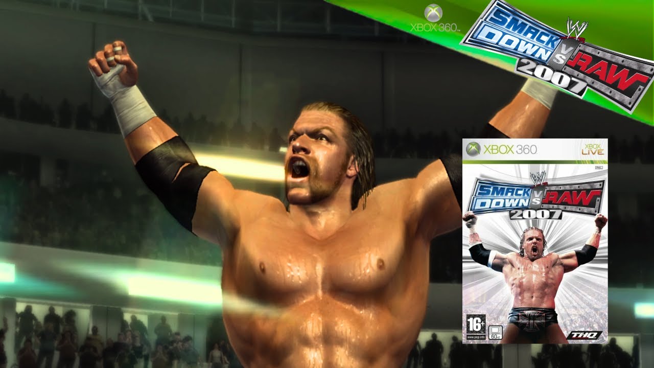 WWE SmackDown Vs Raw 2007 XBOX 360 Gameplay