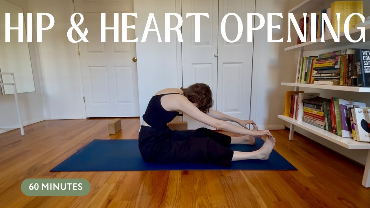 60 Min Yin Yoga | Deep Hip & Heart Opening for Flexibility & Emotional Release