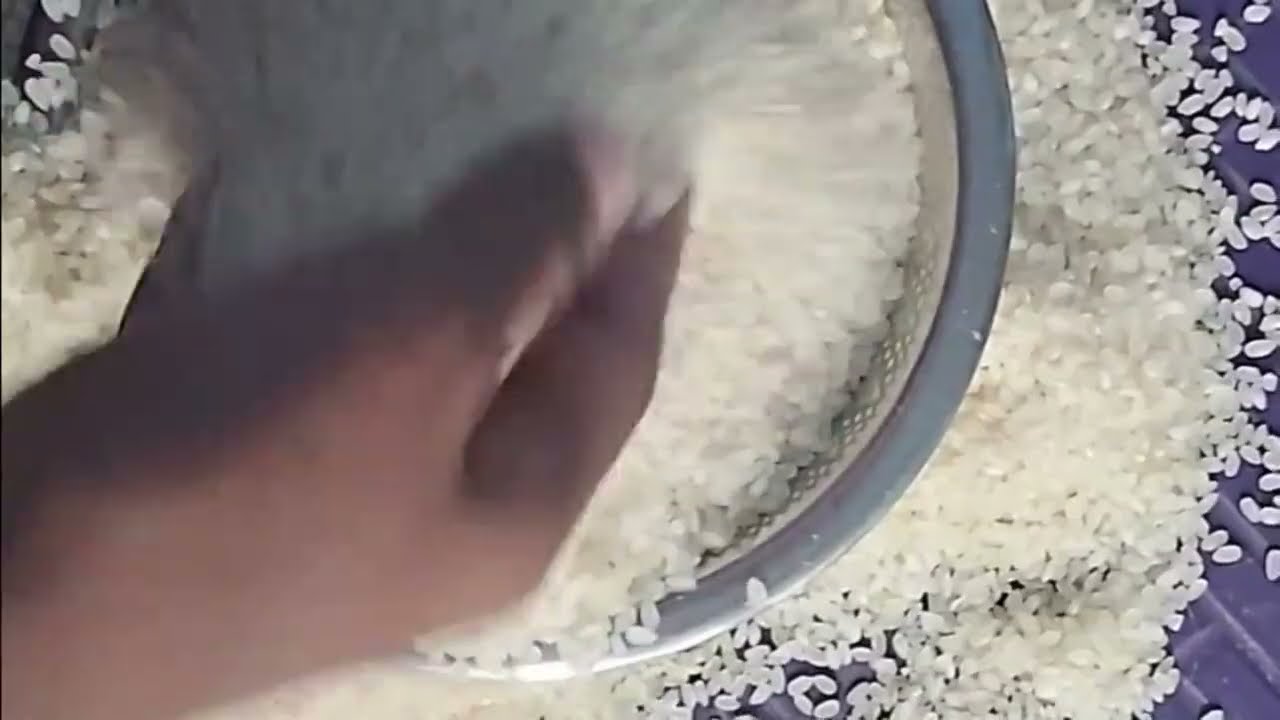 Raw rice play ASMR| No talking | oddly satisfy