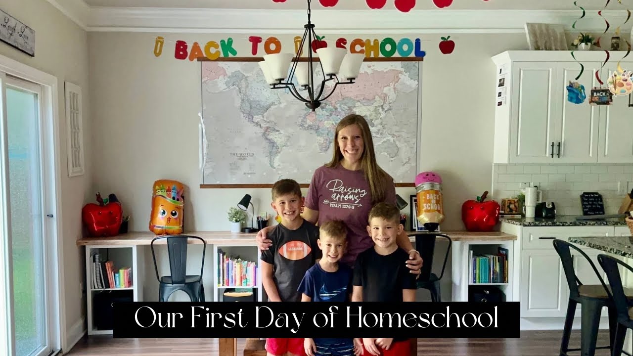 Our First Day of Homeschool | 2024-2025 School Year | Working Homeschool Mom