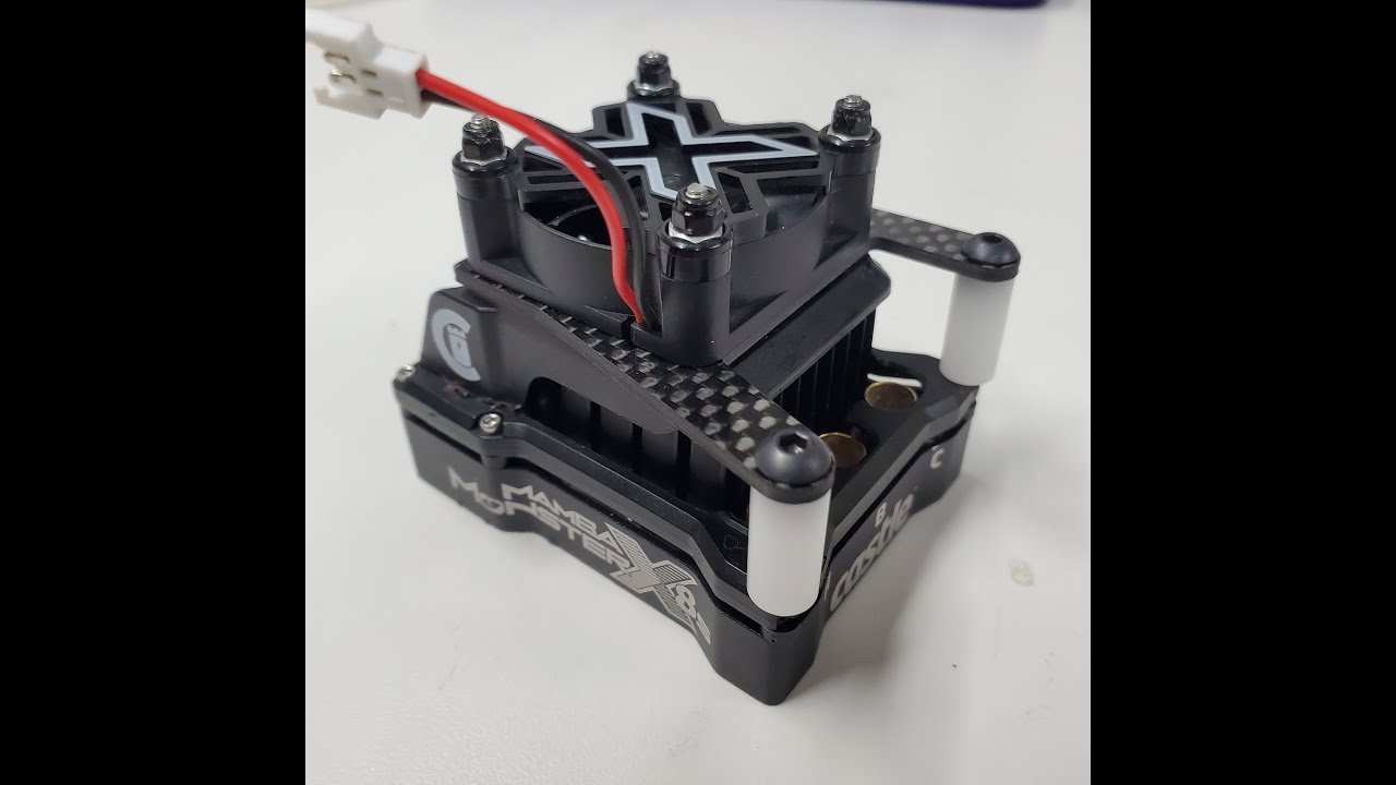 M2C 8002 CARBON MAMBA MONSTER X 8S FAN BRACE INSTALLATION