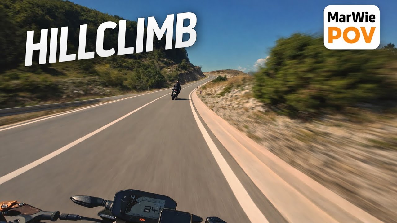 MORNING HILLCLIMB | LOVĆEN | KTM DUKE 790 POV