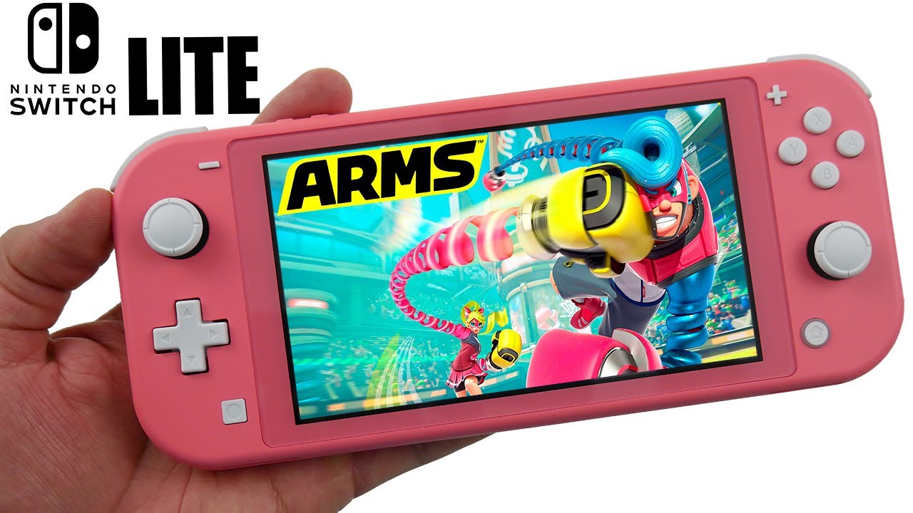 ARMS Handheld Gameplay on Nintendo Switch LITE