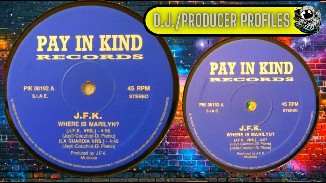 J.F.K. – Where Is Marilyn? (Cuomo Vrs.) | 1992 Italian Underground House/Techno