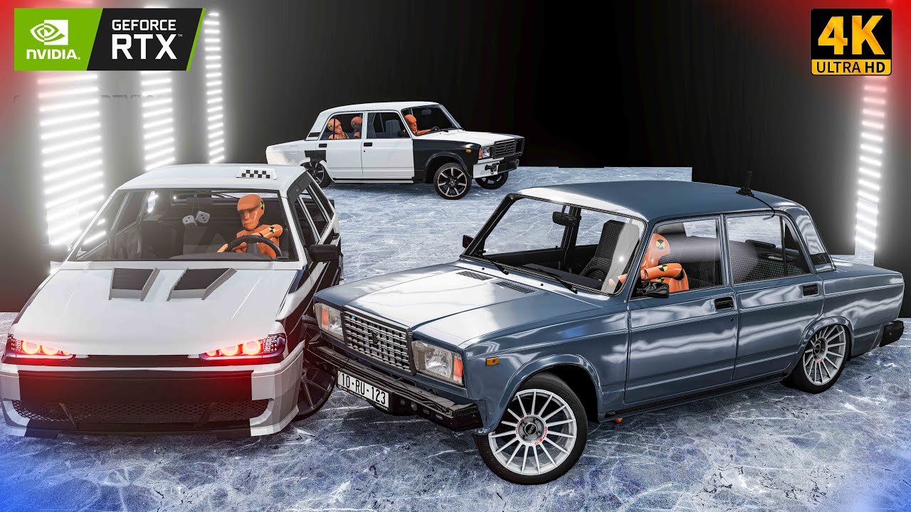 Vaz2107 Drift  İkitəkər Bir Arada Yeni Bmw Smart Maşın Dəyiş| BeamNG.Driver |  #malikbedelov  #aftoş