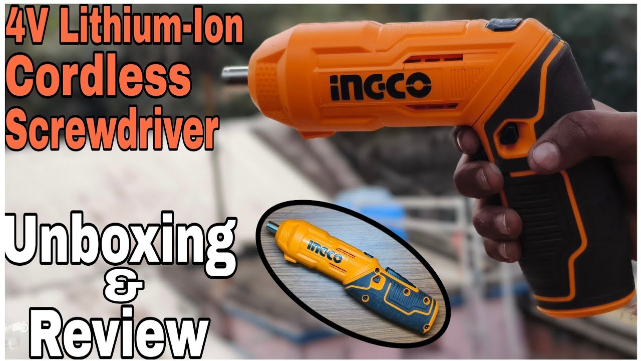 INGCO Cordless Screwdriver Unboxing & Review | Electric Screwdriver |  D.G Technical |