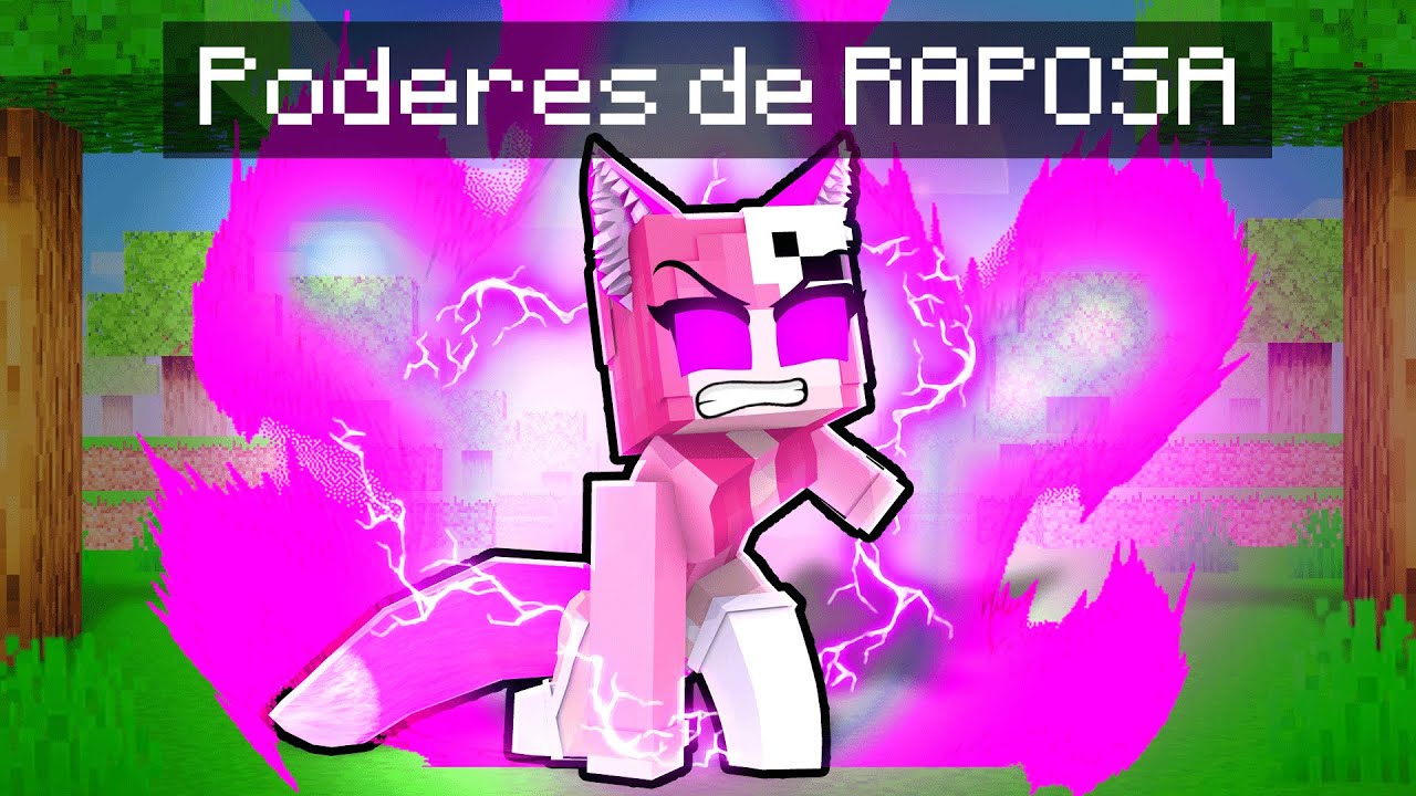 LAYSA recebeu PODERES de RAPOSA no MINECRAFT!