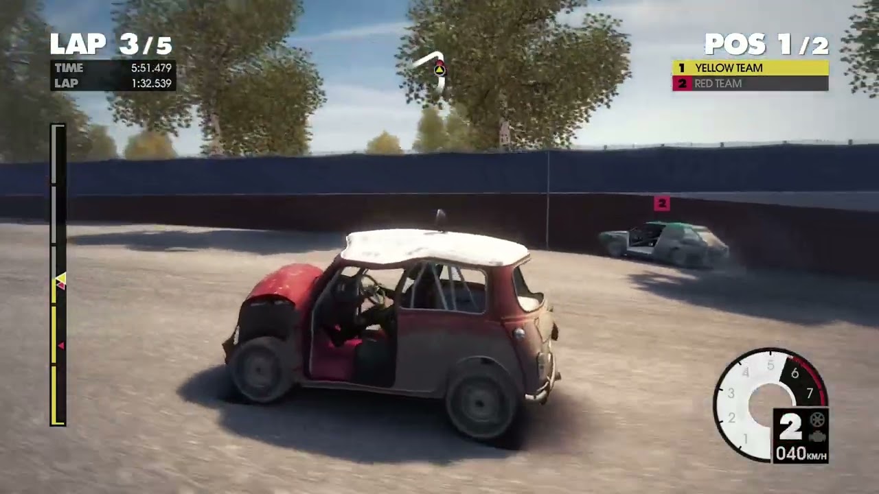 DiRT 3 Cat N Mouse 07.02.2026, 4vs4, noobish session combined with lag..