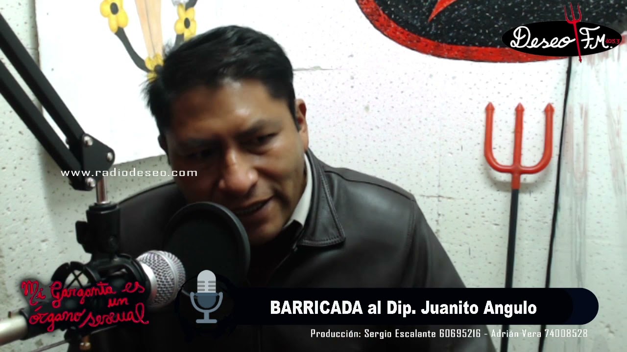 BARRICADA AL DIPUTADO DEL MAS, JUANITO ANGULO