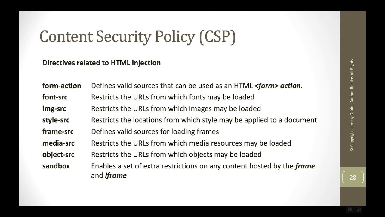 Что такое Content Security Policy? &mdash; Часть 4
