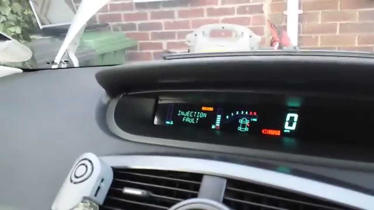 Renault Scenic 1.9 DCI Diesel pressure sensor test
