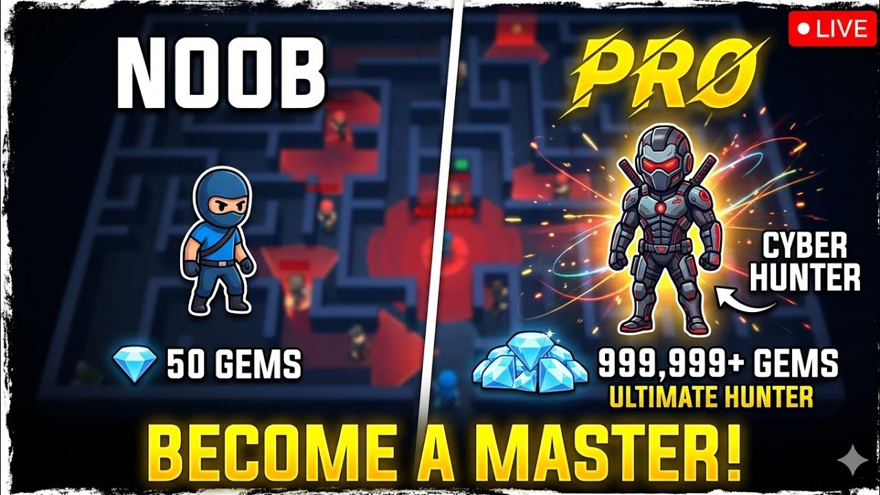 BECOMING THE ULTIMATE STEALTH MASTER! 🔪 Hunter Assassin Level 1000+ Speedrun