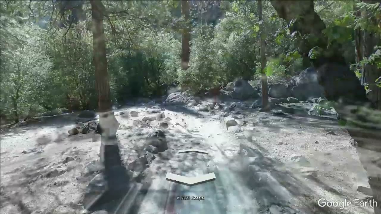 Yosemite Valley and Yosemite Falls Trailhead