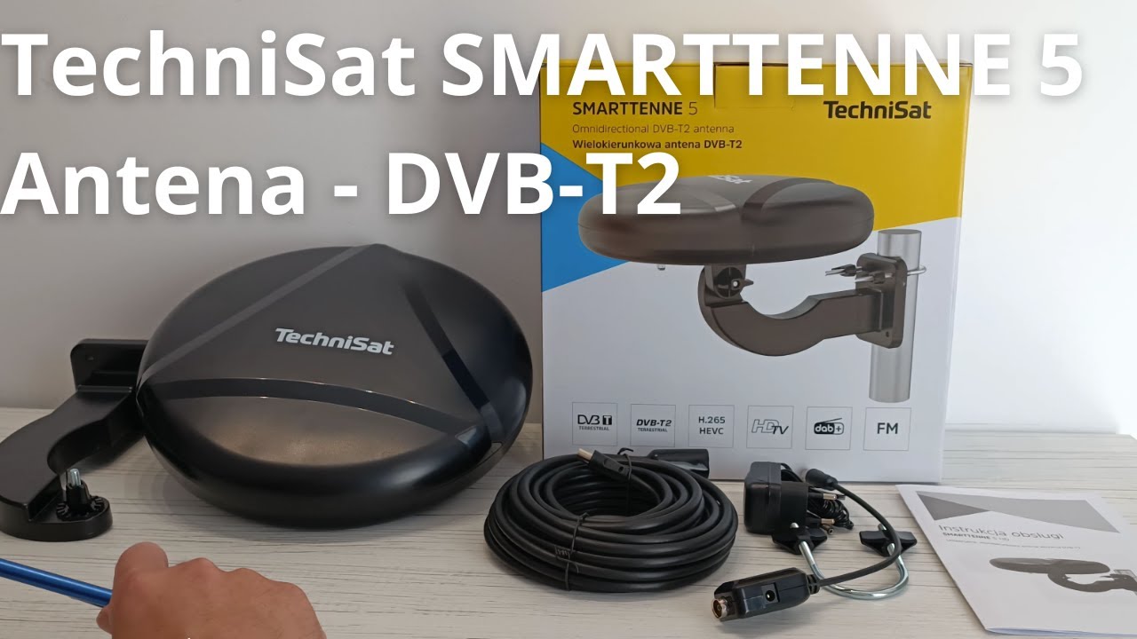 TechniSat SMARTTENNE 5 - wielokierunkowa antena do odbioru naziemnej telewizji cyfrowej DVB-T /T2
