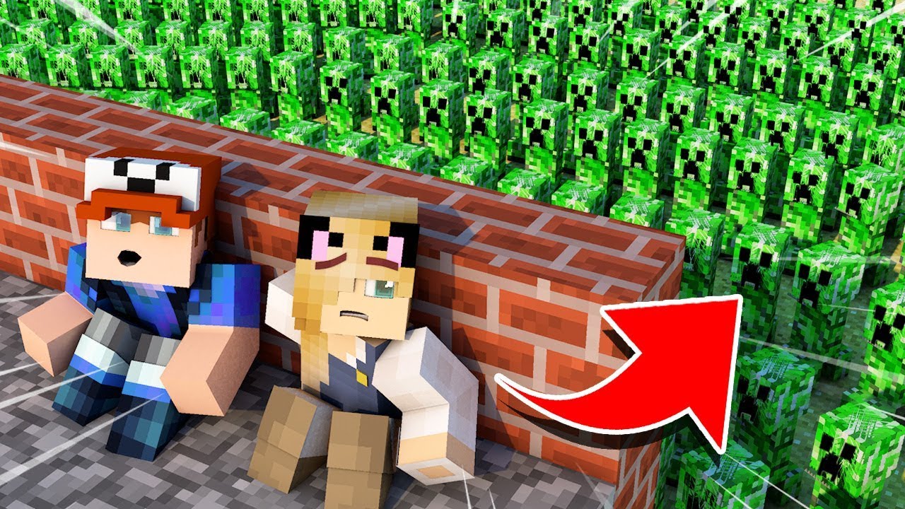 BAZA VS APOKALIPSA CREEPERÓW W MINECRAFT! | Vito i Bella