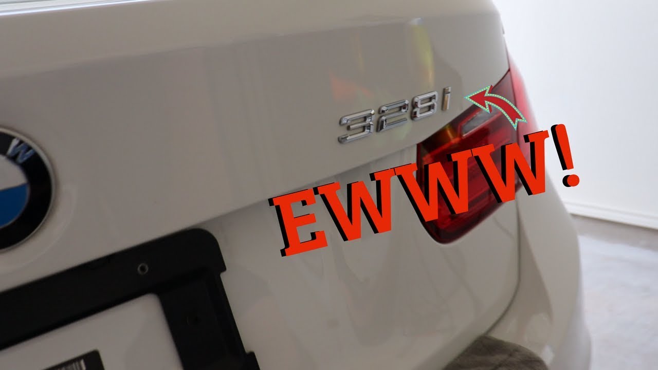 Badge Removal - BMW 328i Badge removal