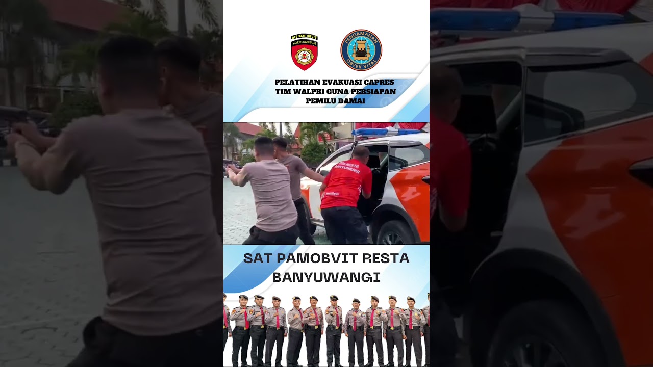 pelatihan evakuasi capres tim walpri satpamobvit