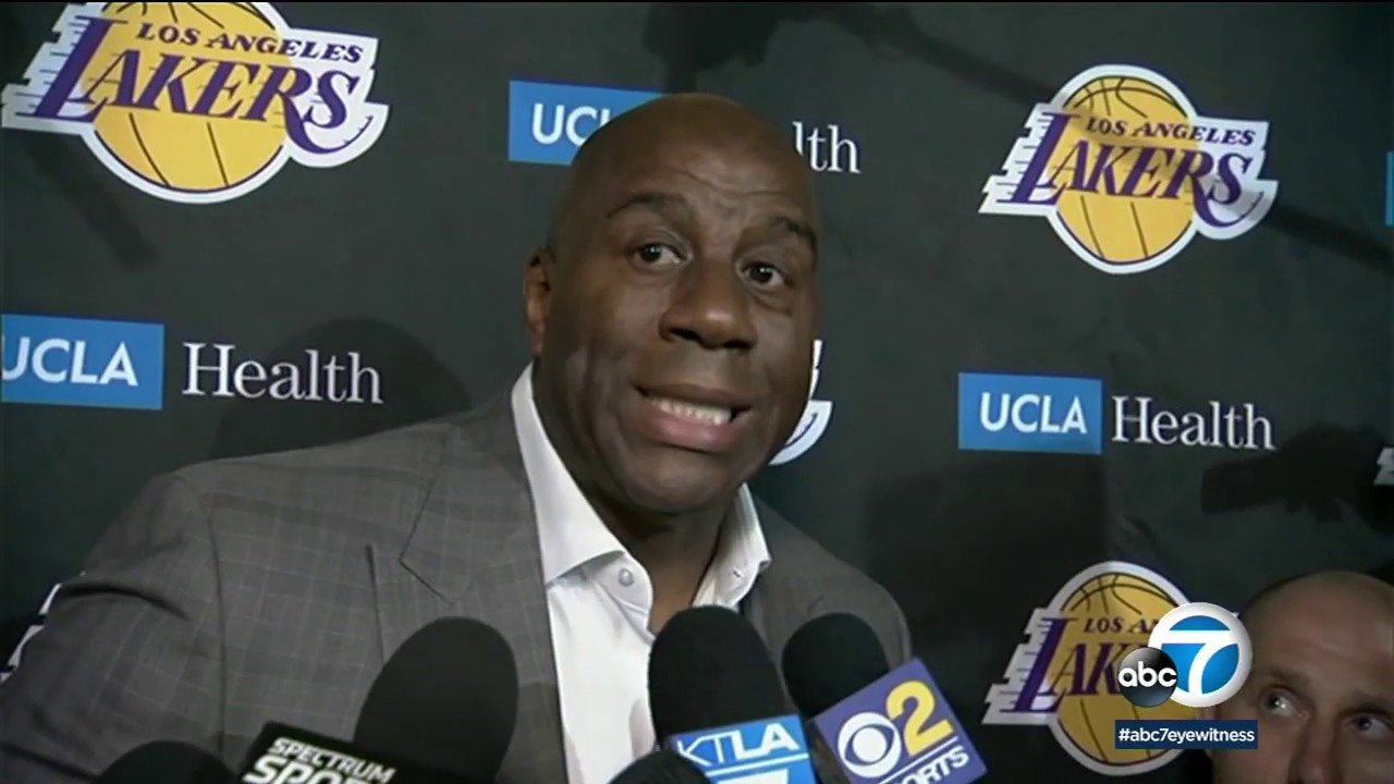 Magic Johnson steps down as Lakers president I ABC7