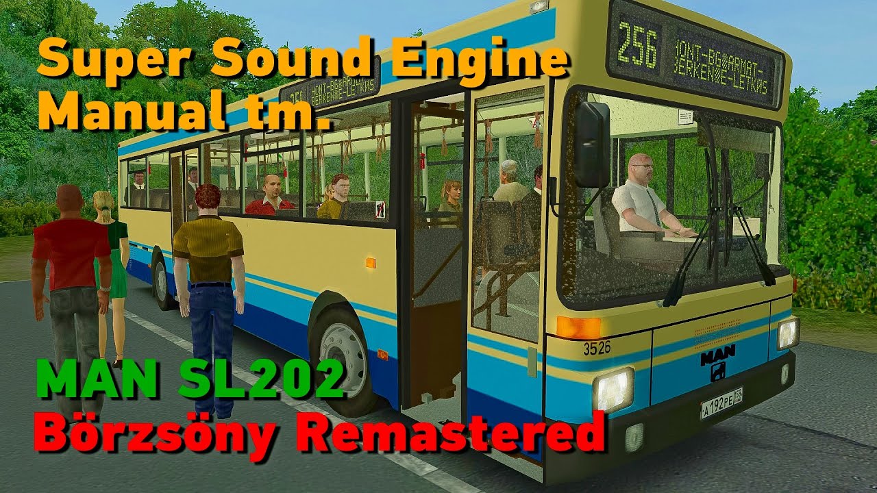 Börzsöny Remastered | OMSI 2 | MAN SL202 Reality sound engine Manual tm. | Full line 365