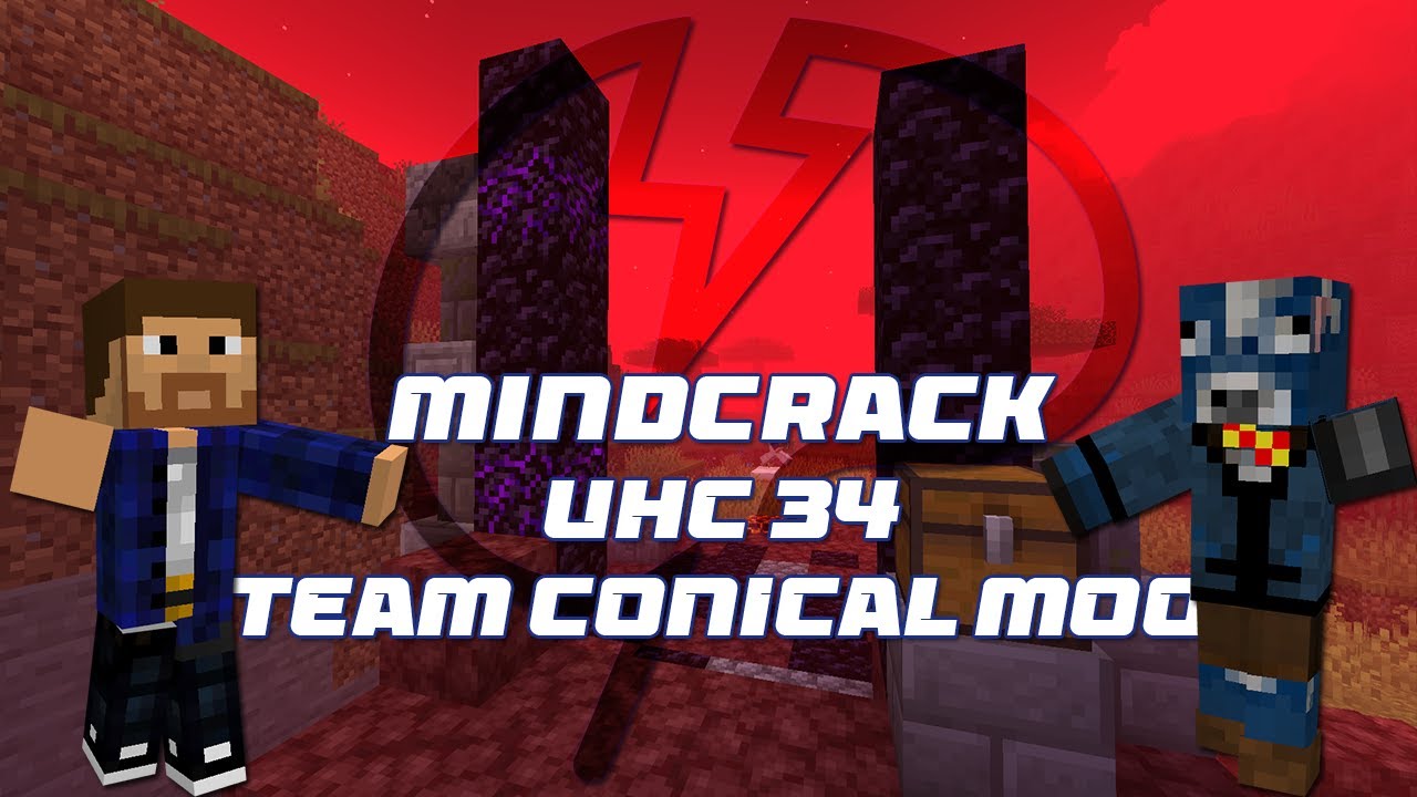 Mindcrack UHC 34 E4 &mdash; Team Conical Moo &mdash; Комедия ошибок