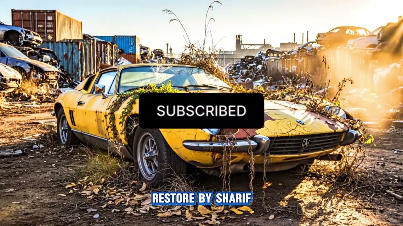 ASMR Car Restoration Full Rebuild of Yellow Lamborghini Miura P400 1968 | Part-01 |Restore by Sharif