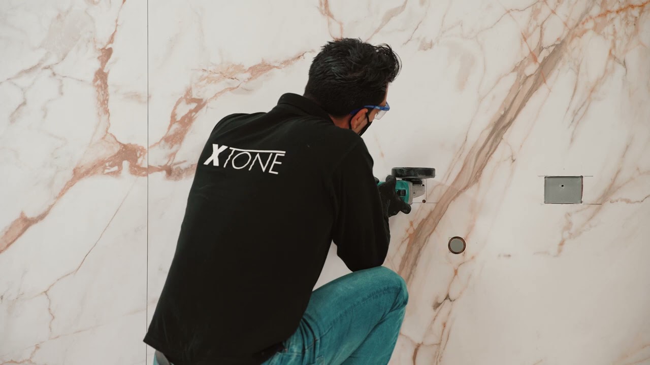 XTONE &ndash; Pose de Lavabo XBF sur Grand Format - FR