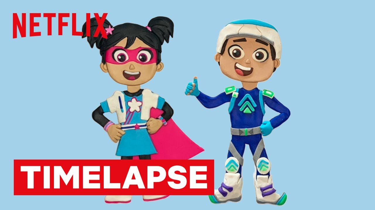 Making StarBeam & Boost Out of Clay Timelapse ✨ Netflix Jr