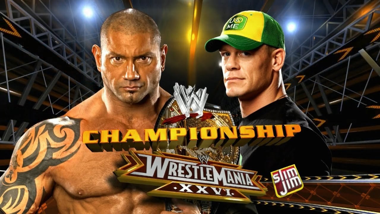 WWE 2K17 John Cena vs Dave Batista