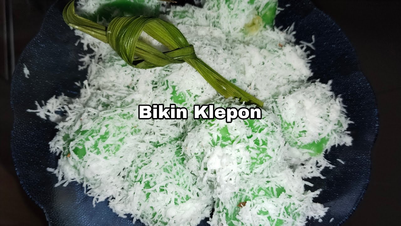 Resep membuat jajanan pasar klepon gula merah